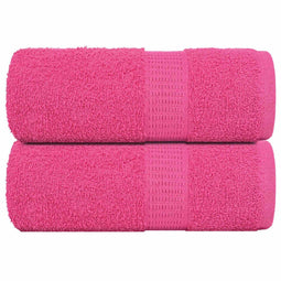 vidaXL - Gastendoekjes - 2 - st - 30x50 - cm - 360 - g/m² - 100% - katoen - roze
