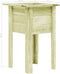 vidaXL - Plantenbak - verhoogd - met - voeten - 50x50x80 - cm - gezaagd - hout