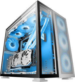 Mars Gaming MC-NOVA - ATX Semi-toren doos - Gehard glas Aluminium - Zwart