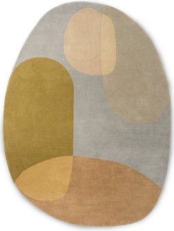 Brink en Campman - Brink en Campman Miller Spring 095108 Vloerkleed - 140x200 - Ovaal,Rond - Laagpolig Tapijt - Modern - Meerkleurig
