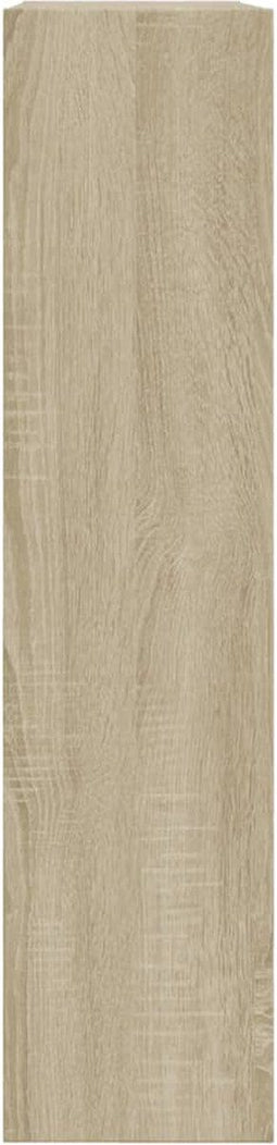 Schoenenkast 80x21x87,5 cm bewerkt hout sonoma eikenkleurig