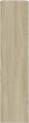 Schoenenkast 80x21x87,5 cm bewerkt hout sonoma eikenkleurig