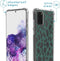 iMoshion Hoesje Geschikt voor Samsung Galaxy S20 Plus Hoesje Met Koord - iMoshion Design Hoesje met Koord - Groen / Transparant / Panther Illustration