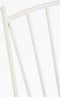 Mica Decorations Odile Bistrostoel - L40 x B52 x H89 cm - Metaal - Bruin, Wit