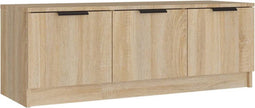 vidaXL - Tv-meubel - 102x35x36,5 - cm - bewerkt - hout - sonoma - eikenkleurig
