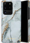 Selencia Hoesje Geschikt voor Samsung Galaxy S20 Ultra Hoesje - Selencia Maya Fashion Backcover - grijs