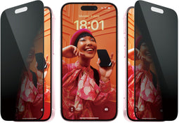 PanzerGlass - Apple iPhone 15 - Ultra Wide Fit Privacy - Geharde glas