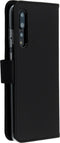 Accezz Hoesje Geschikt voor Huawei P20 Pro Hoesje Met Pasjeshouder - Accezz Wallet Softcase Bookcase - Zwart