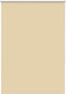 vidaXL - Rolgordijn - verduisterend - 115x150 - cm - stofbreedte - 110,7 - cm - beige