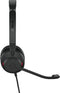 Jabra Evolve2 30 UC - Mono Bedrade On-Ear Headset - USB-C - Zwart