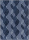 Vloerkleed Brink & Campman Decor Riff Water Blue 98208 - maat 160 x 230 cm