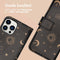 iMoshion Hoesje Geschikt voor iPhone 12 Pro / 12 Hoesje Met Pasjeshouder - iMoshion Design Bookcase smartphone - Zwart / Sky Black