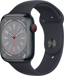 Apple Watch Series 8 - Smartwatch - GPS + Cellular - 45mm - Zwart
