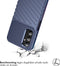 iMoshion Hoesje Geschikt voor Samsung Galaxy A25 Hoesje Siliconen - iMoshion Thunder Backcover - Donkerblauw