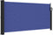 vidaXL - Windscherm - uittrekbaar - 100x500 - cm - blauw