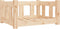 vidaXL - Hondenmand - 55,5x45,5x28 - cm - massief - grenenhout