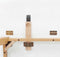 vidaXL - Eettafel - massief - hout - naturel - rubber