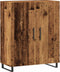 vidaXL - Dressoir - 69,5x34x90 - cm - bewerkt - hout - oud - houtkleurig