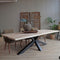 Old Inn - Boomstamtafel Eiken 280x100cm met Spinpoot