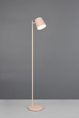 REALITY BLAKE - Vloerlamp - 1x SMD 4,5 W - 4-stappen TOUCH - USB-aansluiting - Beige