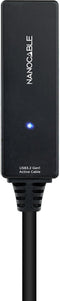 Nanocable 10.01.1311 USB-kabel USB 3.2 Gen 1 (3.1 Gen 1) 5 m USB C Zwart