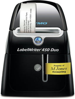 DYMO LabelWriter 450 Duo - Thermische labelprinter - Drukt LW- en D1-labels af - Zwart