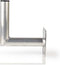 Nedis SDWM210ME - Muurbeugel - L-vormig aluminium - Zilver