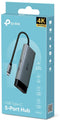 TP-Link UH5020C - USB Hub - 5 poorten - 5000 Mbit/s - Grijs