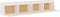 vidaXL - Wandkasten - 2 - st - 100x30x35 - cm - massief - grenenhout - wit