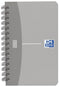 Oxford OFFICE Essentials spiraalblok 180 bladzijden formaat 9 x 14 cm geruit 5 mm