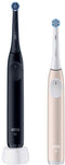 Oral-B iO Series 2 - Elektrische tandenborstel - 3 poetsstanden - Zwart & Roze (2 stuks)