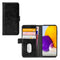 Samsung Galaxy A72 - Bookcase hoesje - Kunstleer - Effen Zwart