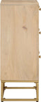 vidaXL - Ladekastje - 55x30x76 - cm - massief - mangohout - en - ijzer