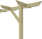 vidaXL - Pergola - 205x40x203 - cm - hout