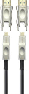 SpeaKa Professional SP-9538580 - HDMI-kabel - 20 m - 4K bij 60 Hz - Zilver Zwart
