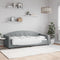 vidaXL - Slaapbank - 80x200 - cm - stof - lichtgrijs