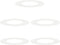 vidaXL - Plantenring - 5 - stuks - Wit - Ø40/70 - cm - Staal
