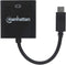 Manhattan 152020 - USB 3.2 Gen 2 naar DisplayPort Adapter - 21cm - Zwart