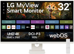 LG 32SR73U-W - Smart Monitor - 4K Resolutie - Zwart