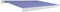 vidaXL - Luifel - gemotoriseerd - 450x300 - cm - blauw - en - wit