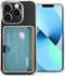 iMoshion Hoesje Geschikt voor iPhone 13 Mini Hoesje Met Pasjeshouder - iMoshion Softcase Backcover met pashouder 3.0 - Transparant