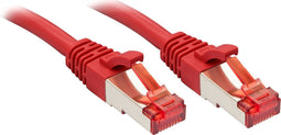 LINDY 47739 RJ45 Netwerkkabel, patchkabel CAT 6 S/FTP 15.00 m Rood 1 stuk(s)