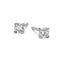 New Bling 9NB 0515 Zilveren Oorknopjes Dames - Zirkonia - 3mm - Zilverkleurig