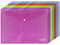 Documentenhouder Ingraf Plastic Multicolour Sluiting A4 (10 Stuks)