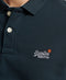 Superdry Classic Pique S/S - Heren Poloshirt - Korte Mouw - Navy Blauw - Maat 3XL