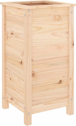 vidaXL - Plantenbak - 40x40x78 - cm - massief - grenenhout