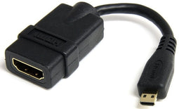 Startech.com HDADFM5IN - HDMI naar HDMI micro kabel - 12cm - Zwart
