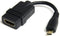 Startech.com HDADFM5IN - HDMI naar HDMI micro kabel - 12cm - Zwart