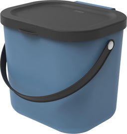 Rotho Albula afvalscheiders - GFT afvalbak - 6L - blauw