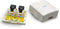 Gembird NCAC-2U6-01 - Wandcontactdoos - 2-poorts RJ45 - Geschikt voor Cat5 en Cat6